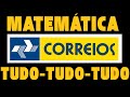 Matemática Concurso Correios  da Banca IBFC - TUDO | Exercícios Resolvidos | Questões Resolvidas