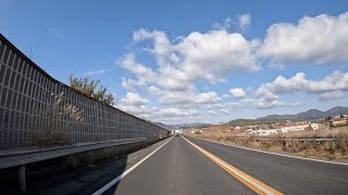 国道2号　西条バイパス〜志和IC　東広島市　車載カメラ映像