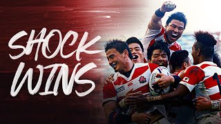 😱 SHOCK WINS 😲 | Top 10 Rugby World Cup Upsets