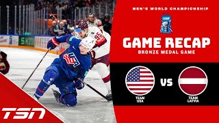 IIHF Men's World Hockey Championship: USA vs. Latvia (BROZE MEDAL GAME)