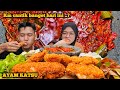 RAJA GOMBAL BERAKSI ! NIKMATIN AYAM KATSU LALAPAN MENTAH SAMBAL GORENG ! MANTAPNYOO