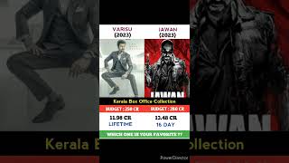 Varisu Vs Jawan Movie Comparison || Box Office Cecollection #shorts #jawan #gader2 #jailer #srk