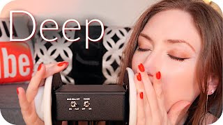 ASMR DEEP Ear Breathing & Ear Attention ♥️ (NO TALKING) Calming Sounds for Sleep & Anxiety Relief