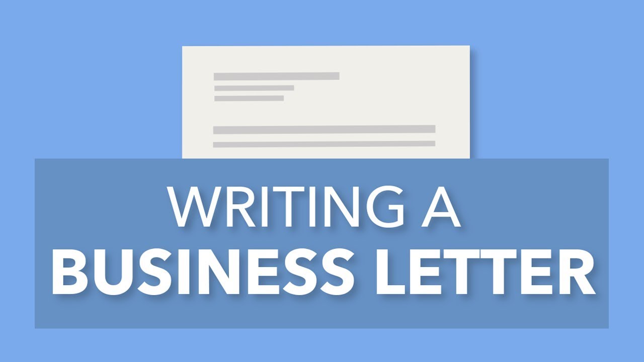 Writing A Formal Business Letter Format Infoupdate Org