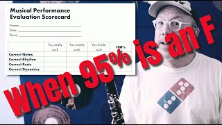 FAIL: Playing 95% of the right notes isn't good enough.