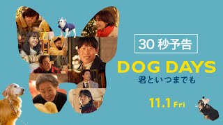 映画『DOG DAYS 君といつまでも』30秒予告 | 11月1日(金)公開