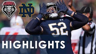 New Mexico vs. Notre Dame | EXTENDED HIGHLIGHTS | 9/14/19 | NBC Sports