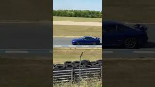 Nissan Silvia S15 on racetrack