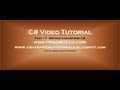 Part 17 - C# Tutorial - Method parameters.avi