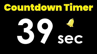 39 second Countdown Timer with Alarm