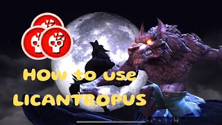 HOW TO USE LICANTROPUS IN 1 MINUTE // #werewolf #bynight