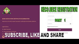 A Step by Step Guide to NECO BECE Registration 2025 Part 1