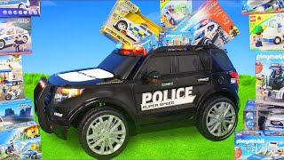 سيارة شرطة كهربائية للأطفال