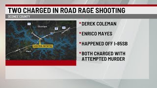 2 men charged in road rage shooting along I-85 in Oconee Co.
