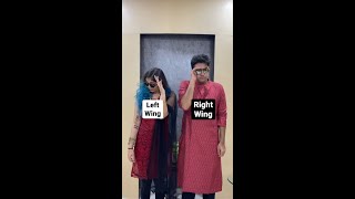 Left Wing VS Right Wing #Shorts // Equalist Aastha \u0026 @VisheshJain