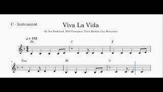Viva La Vida (Coldplay) - Sheet Music