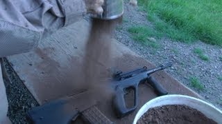 Steyr AUG A3 Dirt Reliability Test