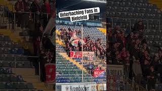 Unterhaching Fans in Bielefeld #fussball #dritteliga #ultras #immerdabei