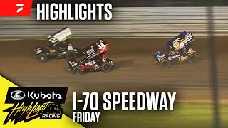 Kubota High Limit Racing Friday at I-70 Speedway 6/7/24 | Highlights