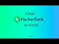 Mutations [HackerRank] using python