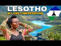 My SHOCKING First Impressions of the Country Inside South Africa -- Lesotho!