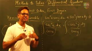 Differential Equations - First Order and First Degree