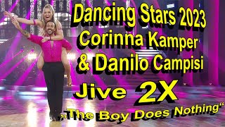 Dancing Stars 2023 Corinna Kamper & Danilo Campisi "The Boy Does Nothing" Jive 2x