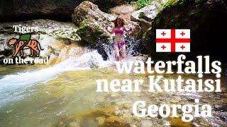 3 best waterfalls + fishing near Kutaisi, Georgia