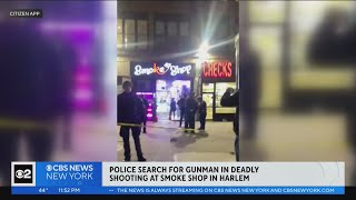 NYPD: 36-year-old man gunned down inside Harlem smoke shop