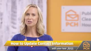How to Change Your Name or Address on Your PCH Account