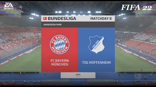 Bayern Munich v TSG Hoffenheim ⚽️  FIFA 22 | Bundesliga| PS5™ Gameplay in Full HD