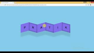 TEXT ANIMATION EFFECT(PURE CSS)