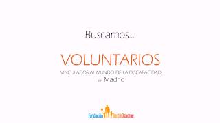 Buscamos voluntarios en MADRID