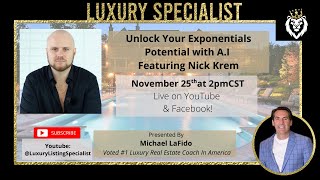 Unlock Your Exponentials Potential with A.I With Nick Krem