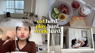 ENG) 열심히 먹고 일하는 두달기록👩🏻‍💻 Eat hard, work hard, busy days