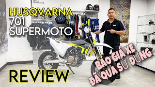 Review xe moto HUSQVARNA 701 Supermoto và báo giá xe cũ đã qua sử dụng giá tốt