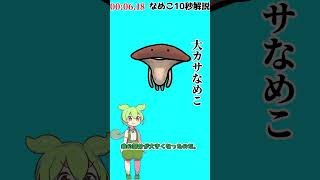 【なめこ10秒解説】No.0109,大カサなめこ【琴葉ggr姉妹パロ】【よっちーパロ】#Shorts