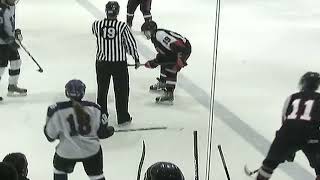 Waterville Vs. Brewer Class B Boys High school hockey