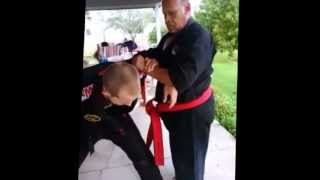 Shihan Sam Plunkett demonstrates Lua and Lima-Lama grabs.