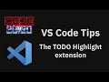 VS Code tips — The TODO Highlight extension