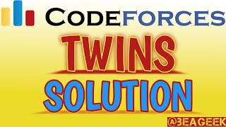 Twins codeforces solution in c @ BE A GEEK | Hindi | | Algorithm | | 160A |