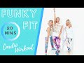 Best 20 Minute Intermediate Workout - Full Body Dance Cardio | Funky Fit