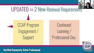 Renewing your CCAP: What you Need to Know About