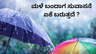 ಮಳೆ ಬಂದಾಗ ಸುವಾಸನೆ ಏಕೆ ಬರುತ್ತದೆ ?  Why Does Rain Smell So Good?  #librare #science #education