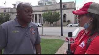 Fire department talks about damage during protests