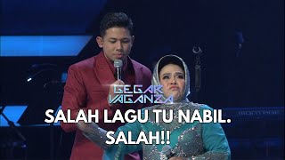 [MOMENT KELAKAR] SALAH LAGU TU NABIL. SALAH !!! | GEGAR VAGANZA 2024