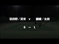 【ダブルス】１セットマッチ｜doubles one set full match.