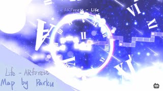 [ADOFAI Custom] 미친 퀄리티를 자랑하는 맵 !!｜Life - ARforest (Map by Parku)