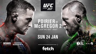 UFC 257 Dustin Poirier vs Conor McGregor 2 Live Commentary and Watch Along