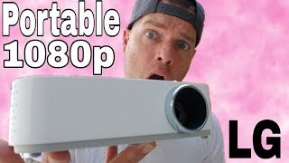 Best 1080p Portable Projector 2018 | LG PF50KA Minibeam Review